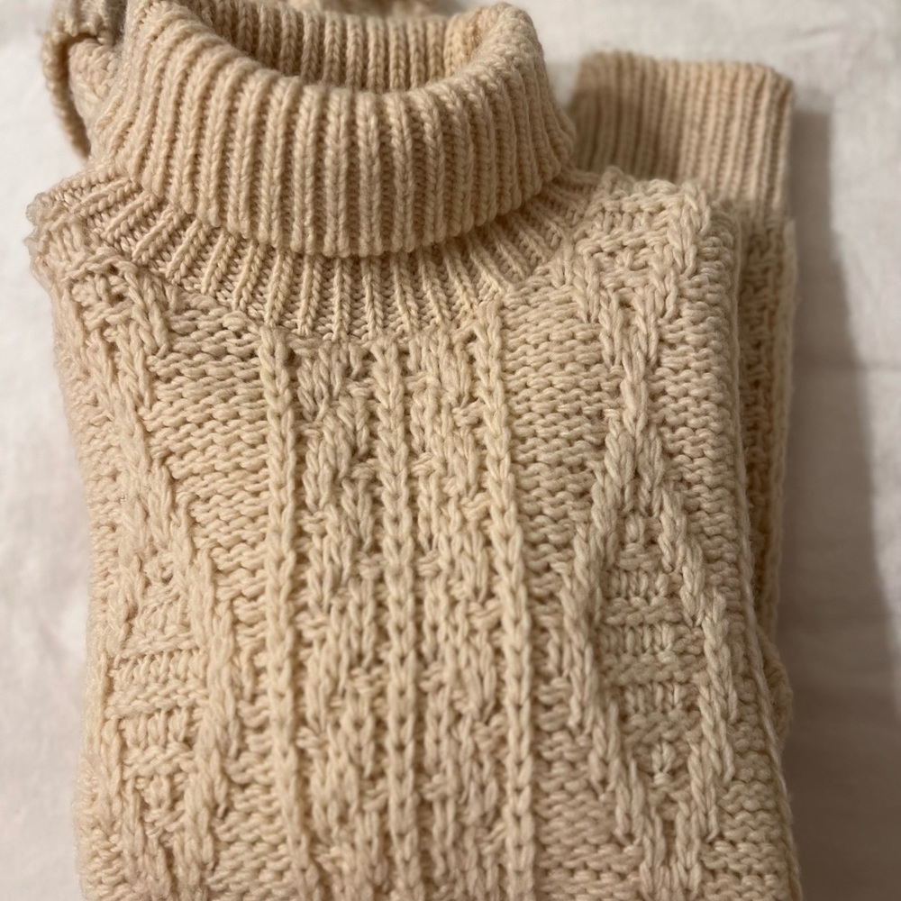 Pendleton Virgin Wool Chunky Knit Turtleneck - image 1